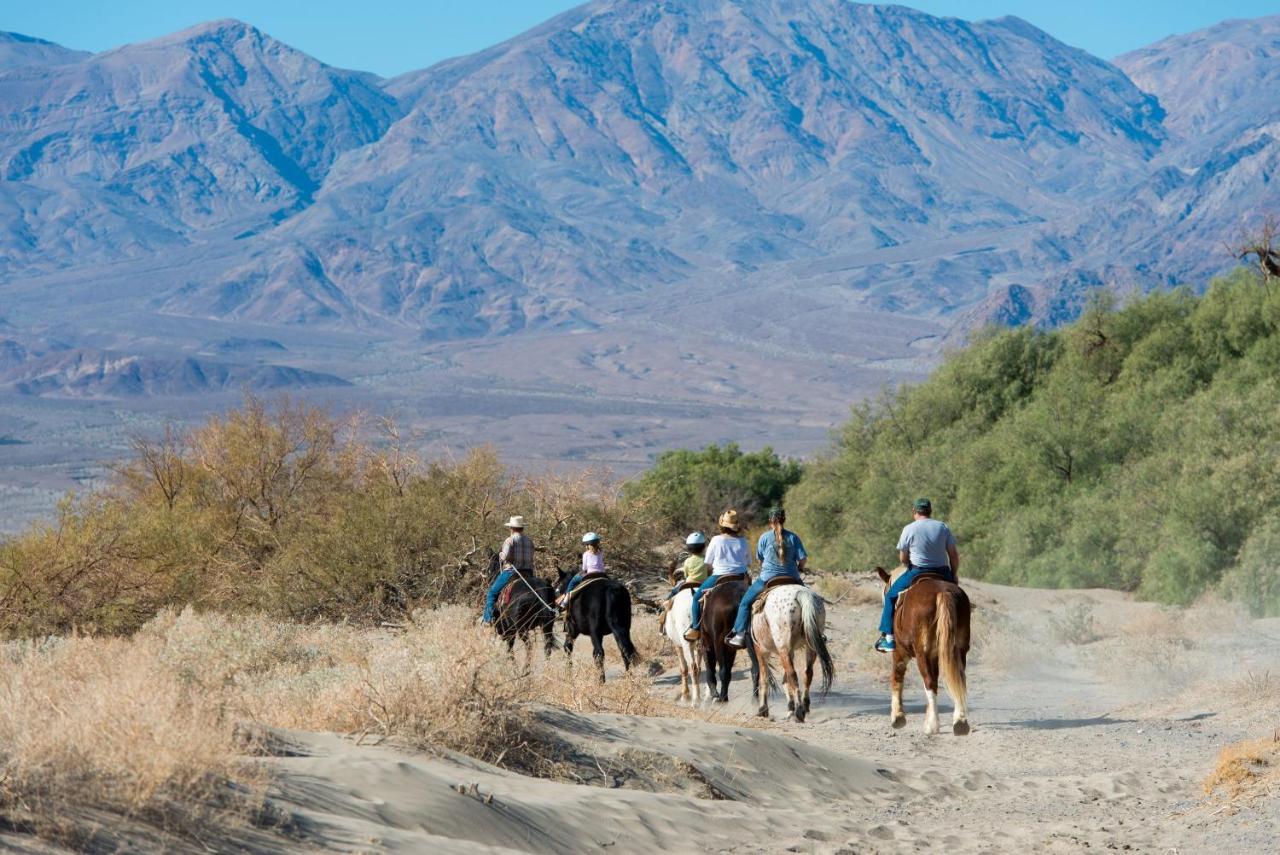 The Inn At Death Valley Bagian luar foto Horseback riders on the Old Spanish Trail